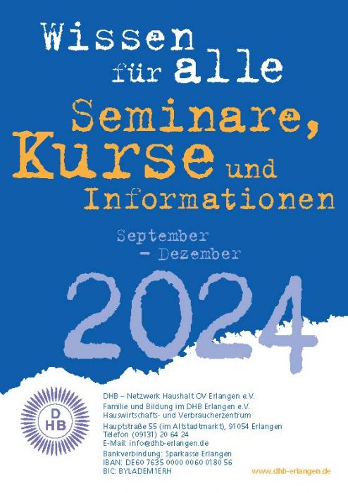 Seminare und Kurse - Programmheft